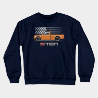 USA Orange Crewneck Sweatshirt